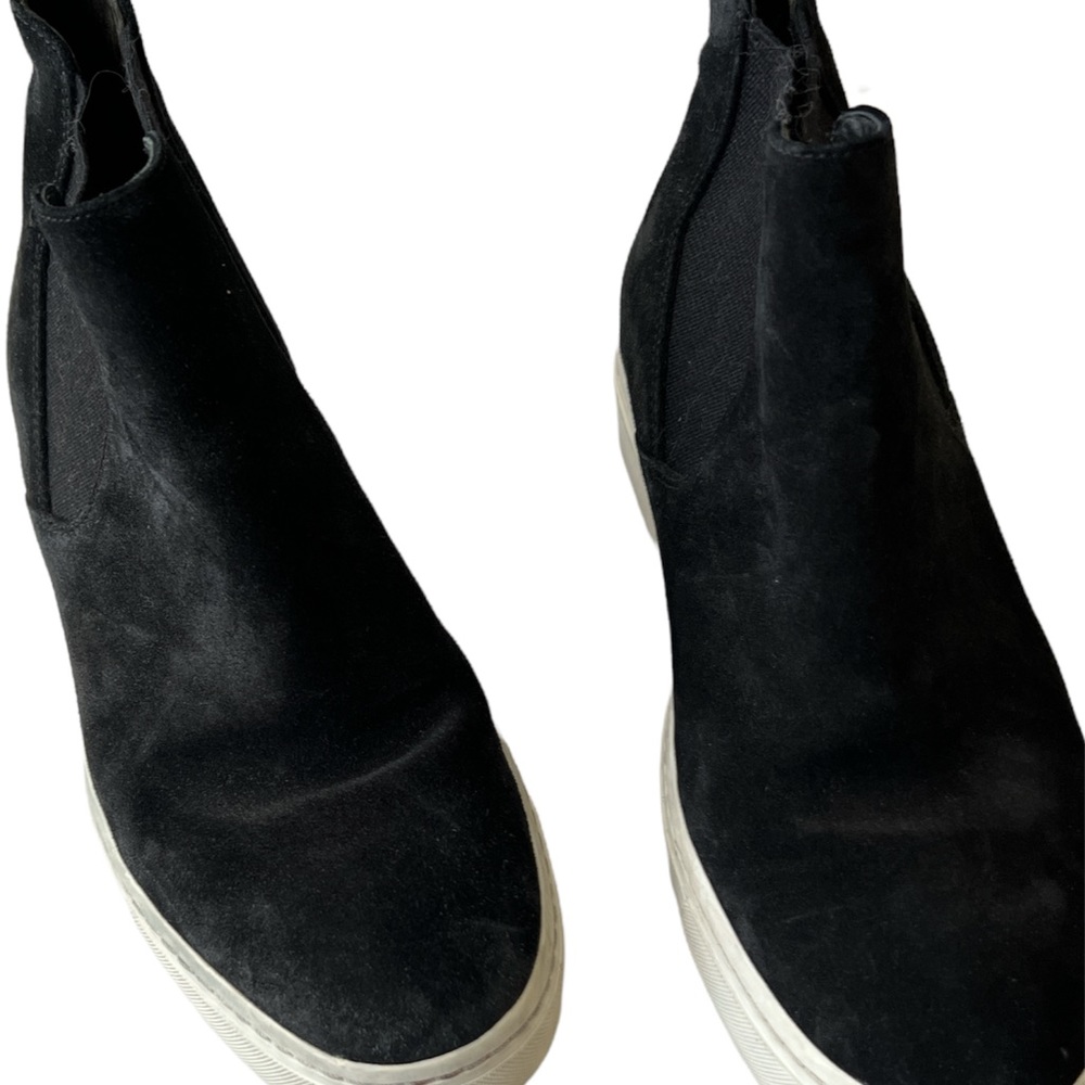 Vince black suede high top